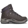 Chaussures De Randonnée Lowa Renegade Gtx Mid Ws Slate Blackberry