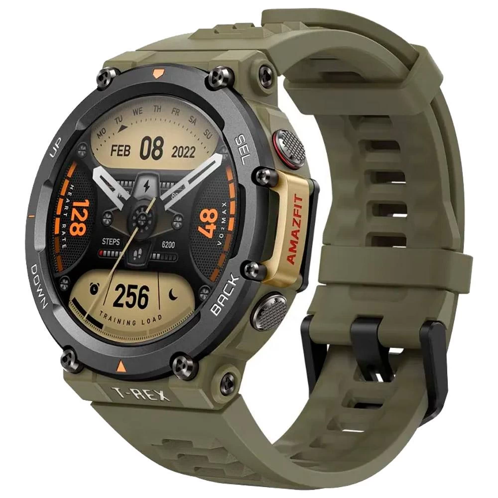Montres GPS Amazfit T-Rex 2 Wild Green 1 Montres GPS Amazfit T-Rex 2 Wild Green