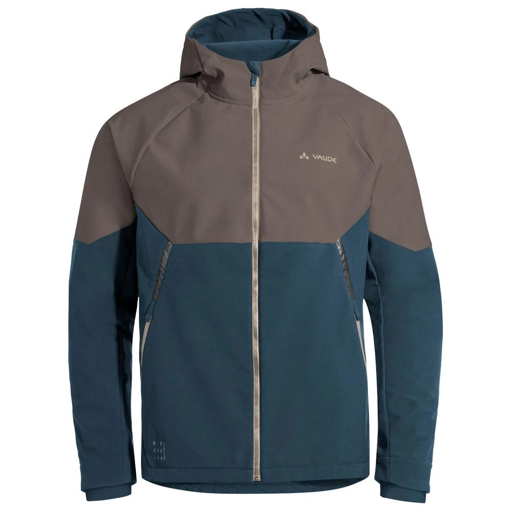 Veste VTT Vaude Men's Qimsa Softshell Jacket Coconut - Dark Sea 1 Veste VTT Vaude Men's Qimsa Softshell Jacket Coconut - Dark Sea
