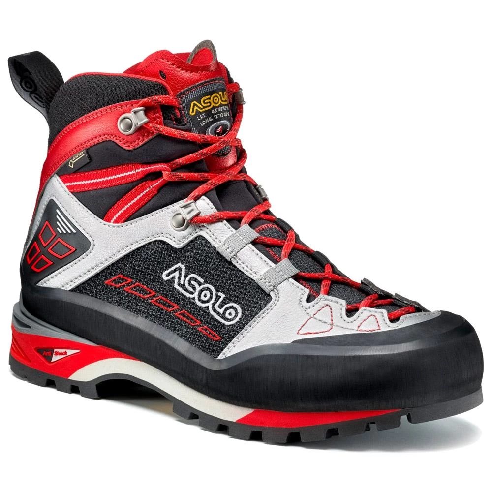 Chaussures D'alpinisme Asolo Freney Mid GV Nero Argento 1 Chaussures D'alpinisme Asolo Freney Mid GV Nero Argento