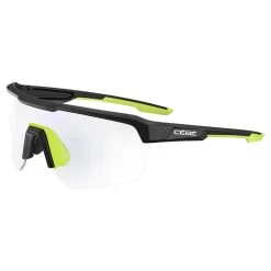 Cébé Lunettes De Soleil Cebe Asphalt Lite Black Lime Matte Zone Vario Grey Cat.0-3 Blue