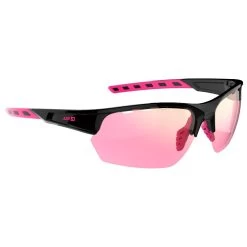 Lunettes De Soleil AZR Izoard Noire Vernie Irise Rose Photochromique