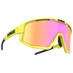 Lunettes De Soleil Bliz Fusion Matt Neon Yellow Brown Purple Multi
