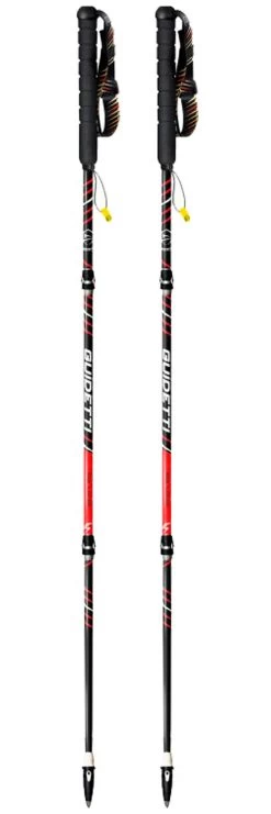 Bâton Guidetti Silver Aéro Alu Noir Rouge