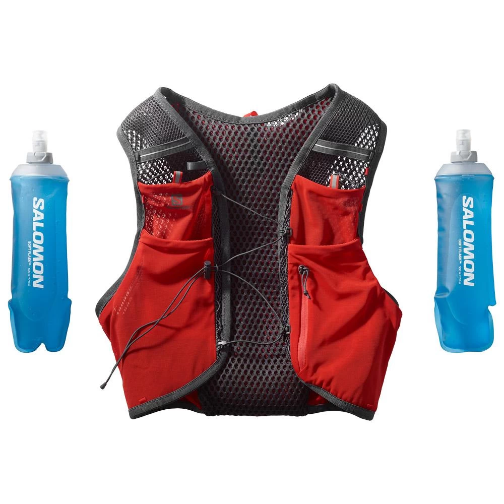 Gilet Trail Salomon Active Skin 4 With Flask Fiery Red Ebony 5 Gilet Trail Salomon Active Skin 4 With Flask Fiery Red Ebony – Image 5