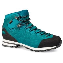 Chaussures De Trek Et Montagne Hanwag Makra Light Lady Gtx Blue Green Black